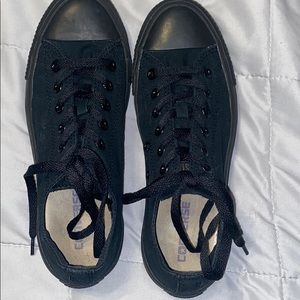 All black All Star Converse